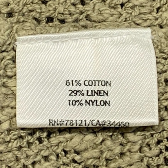 Eileen Fisher Cardigan  Boucle Textured Knit In Khaki/Taupe Tone   Size PS - Picture 9 of 9
